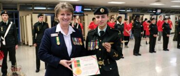 Félicitations à l’Adjudante-chef Audrey Thibault !